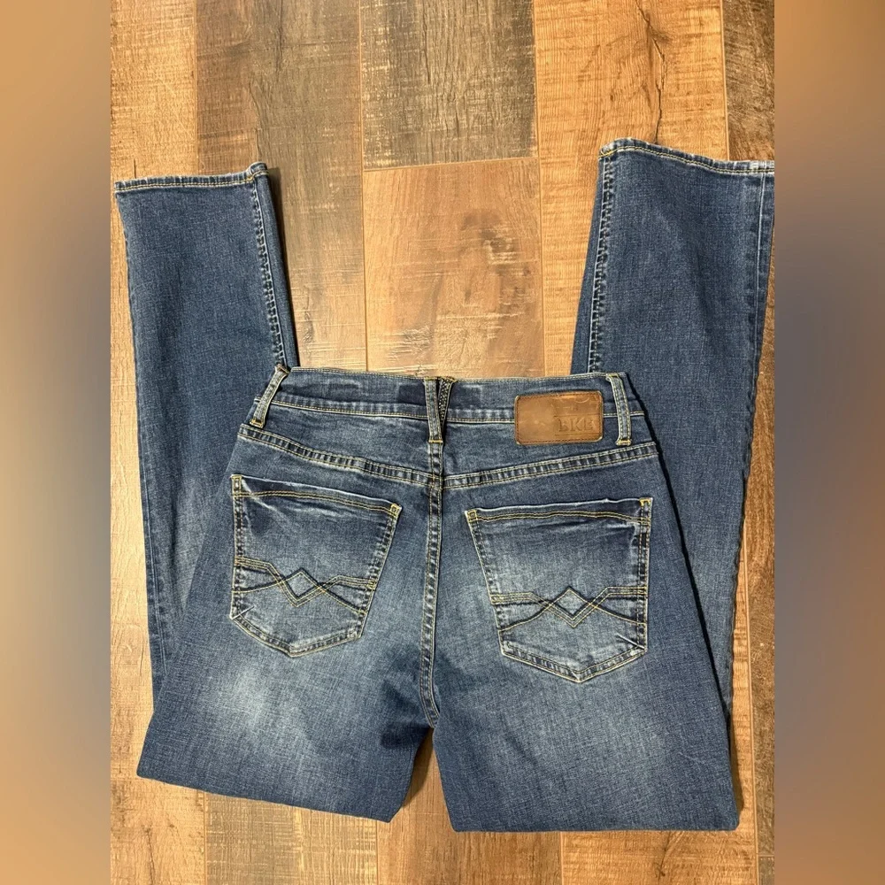 BKE Men's‎ Straight Jeans - Dark Blue